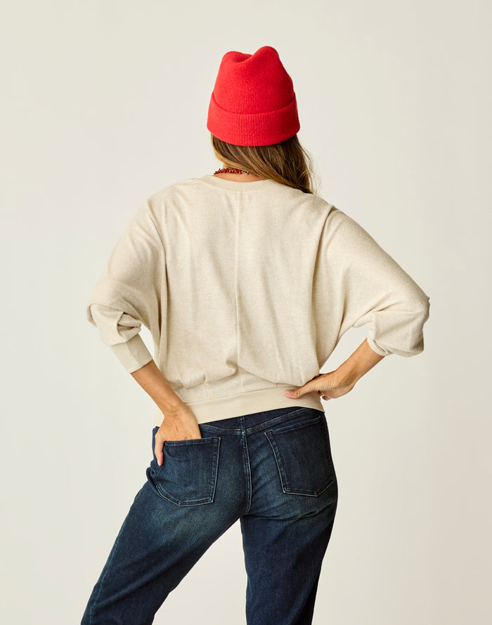 Anneke Supersoft Dolman: Cement Heather