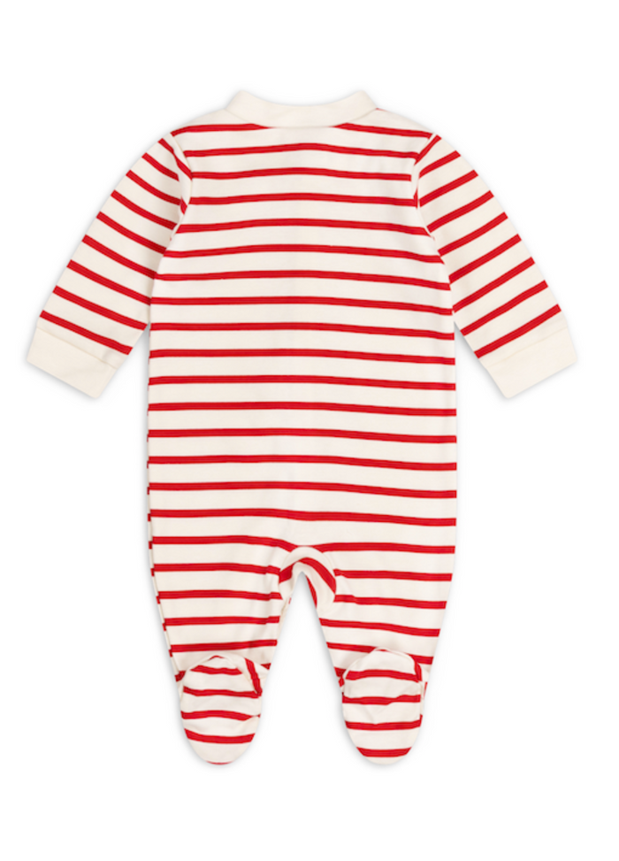 BABY SLEEPSUIT | RED BRETON