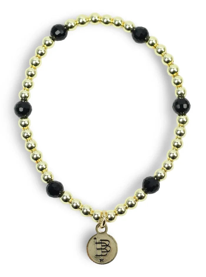 Black Lexi Stacker Bracelet