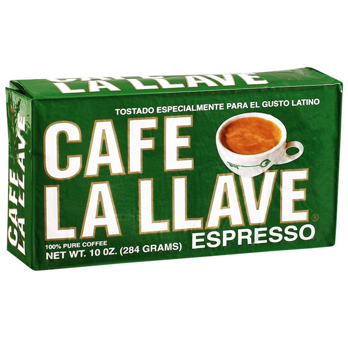 Café La Llave Dark Roast Fine Ground Espresso Coffee - 10 oz - 4 Ct