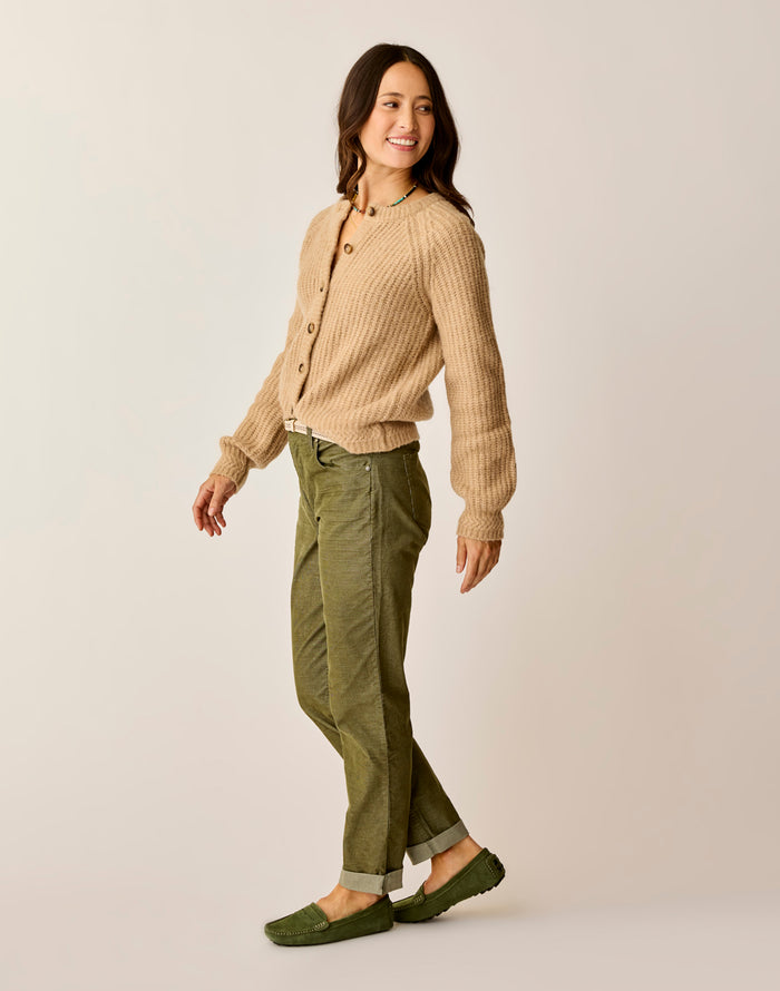 Carson Cord Hi Rise: Fir