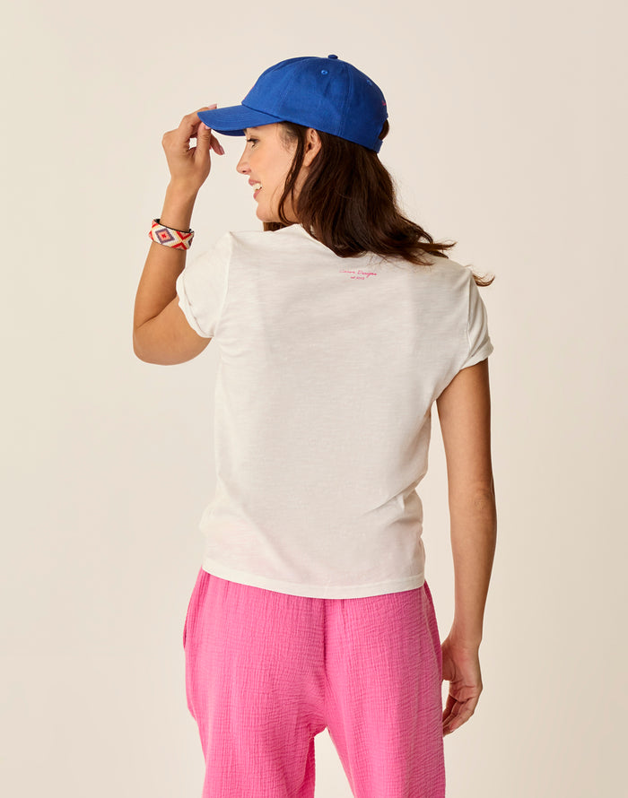 Cassidy Graphic Tee: Cloud Apres - FINAL SALE