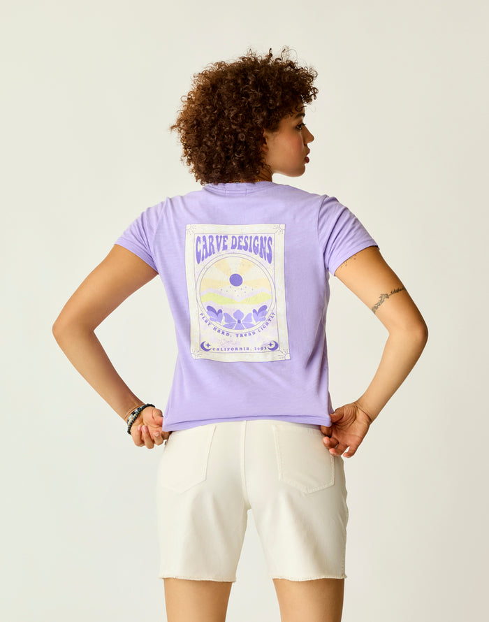Cassidy Graphic Tee: Tulip Poster - FINAL SALE
