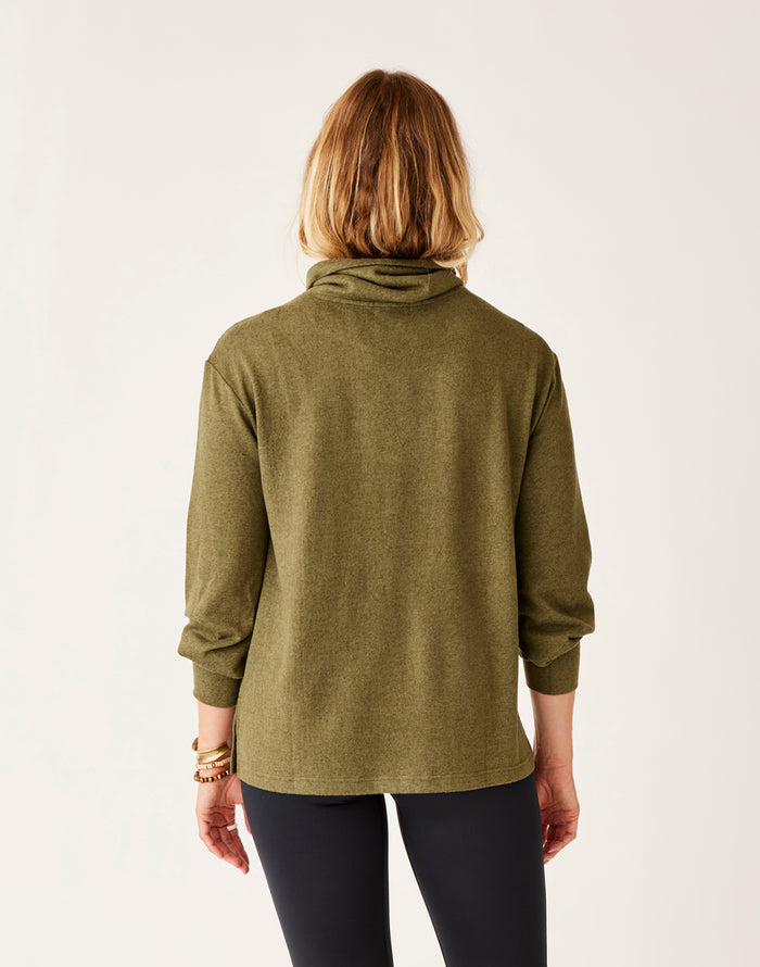 Cove Supersoft Cowl: Fir Heather - FINAL SALE