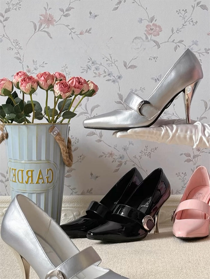 ♡ Dita ♡ - Lace-Up Stilettos