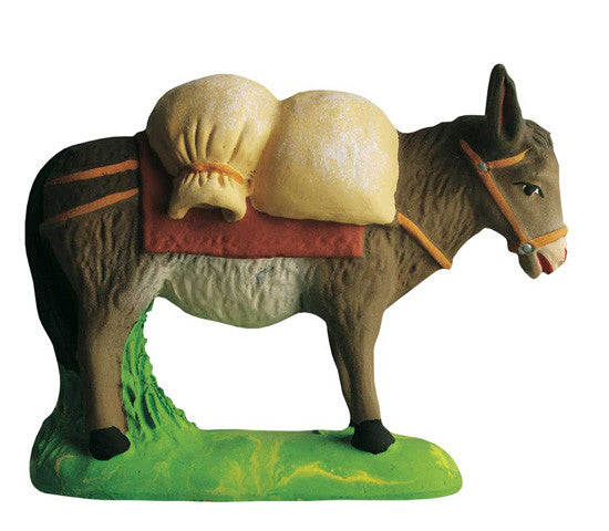 Donkey with Sacks of Flour - Âne chargé de sacs de farine - Size #3 / Grande