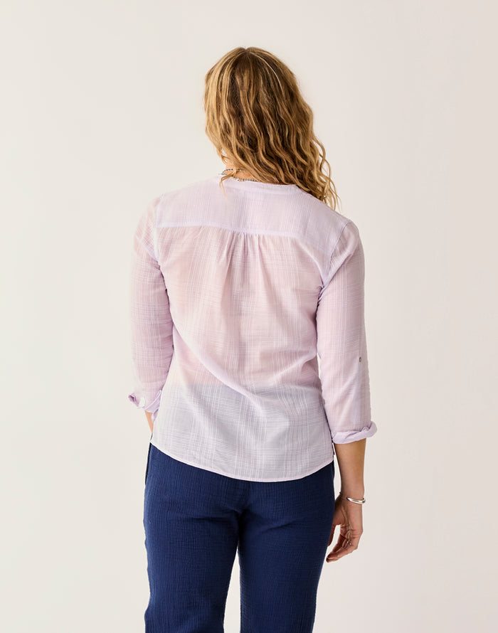 Dylan Textured Shirt: Dawn - FINAL SALE