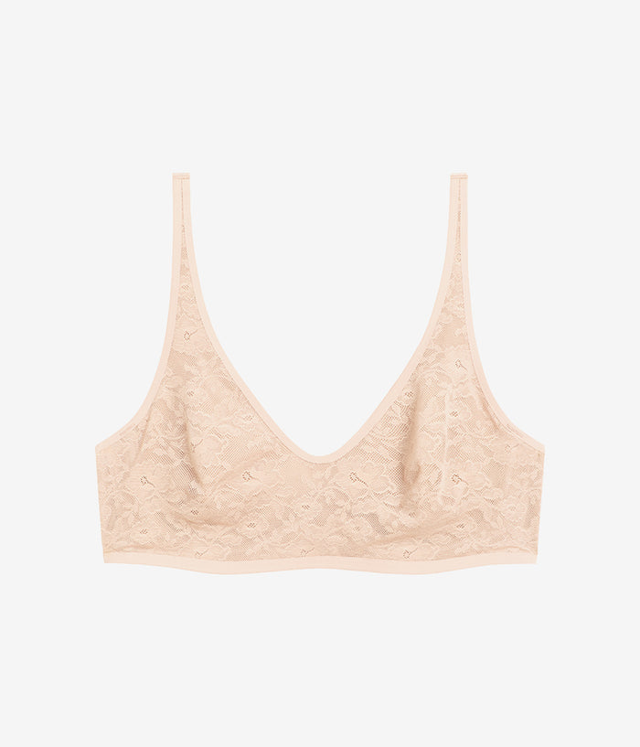 Effortlessly Lace Underwire Bra: Au Natural