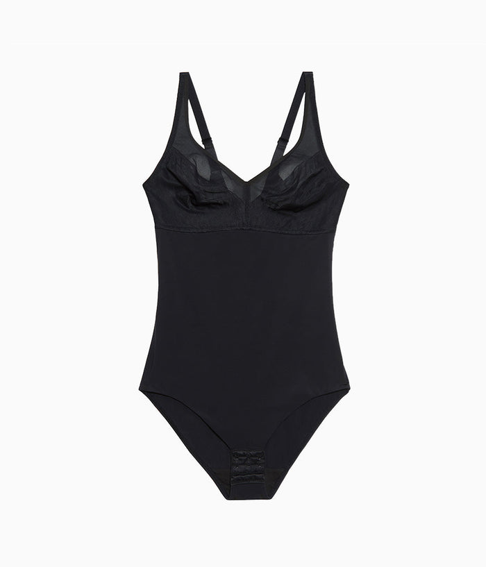 Elevated Allure Wire Free Shaping Body Briefer: Black