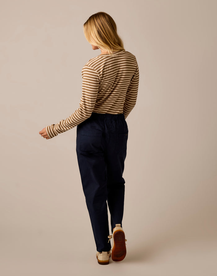 Ever Henley: Walnut Stripe
