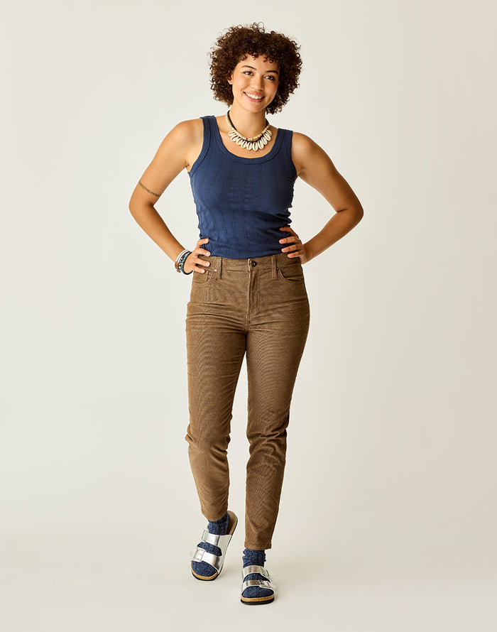 Ever Tank: Navy Rib