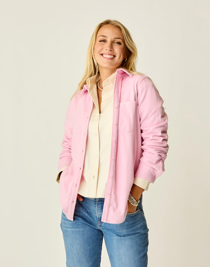 Fairbanks Supersoft Shirt: Mauve Heather