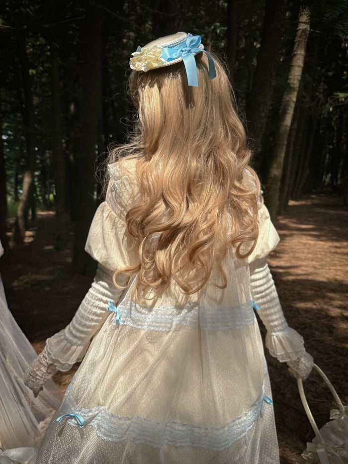 Ivory & Blue / S