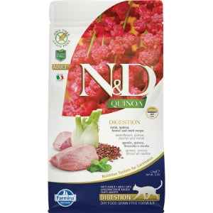 Farmina N&D Quinoa Digestion Lamb Dry Cat Food