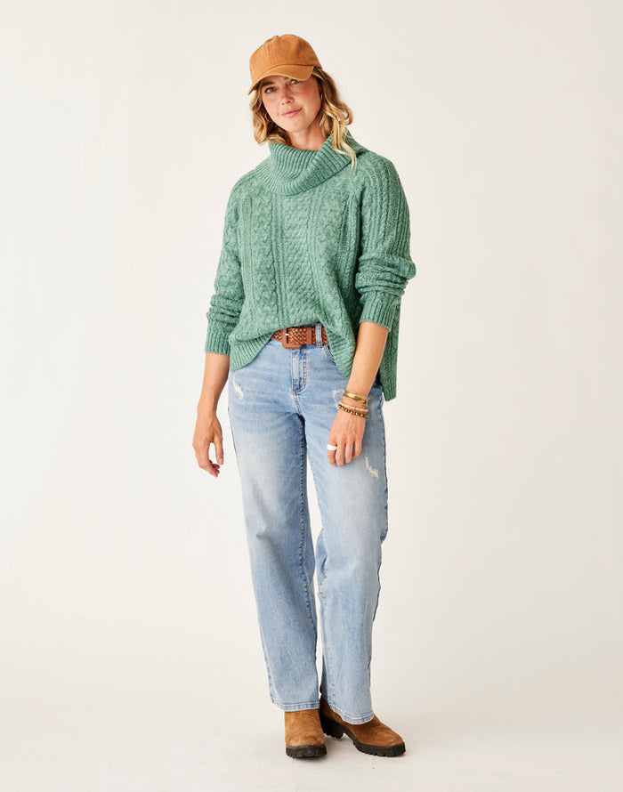 Field Sweater: Forest Heather - FINAL SALE