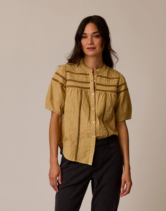 Gabby Voile Top: Prairie
