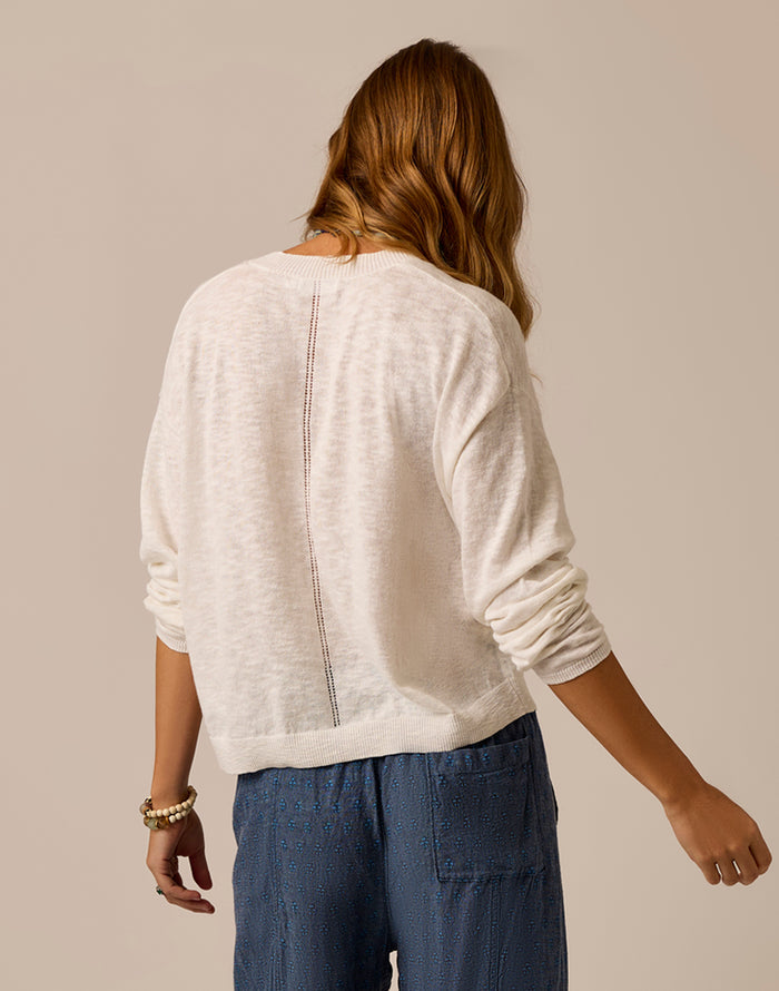 Georgie Sweater: Cloud