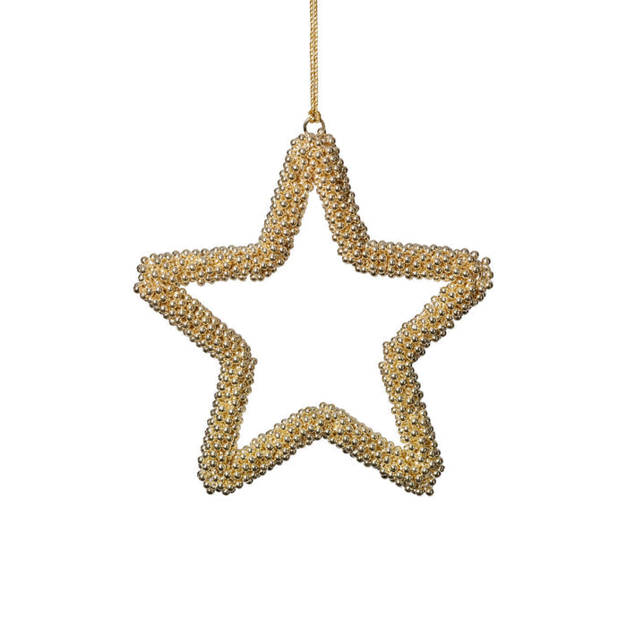 Golden Pearl Star Ornament - Ornaments by Carlyle Avenue