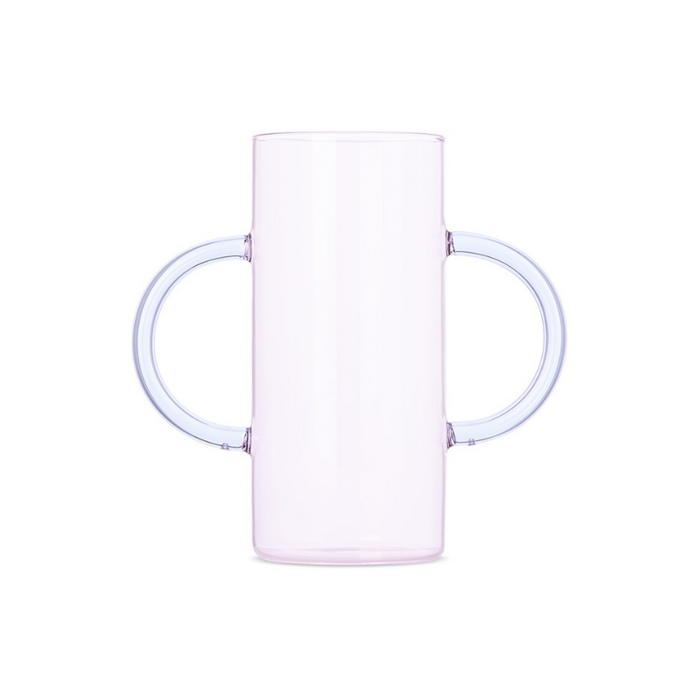 Handle Vase - Pink - Vases by Carlyle Avenue