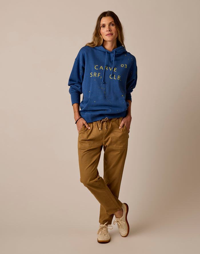Hawthorne Hoodie: Biarritz Blue