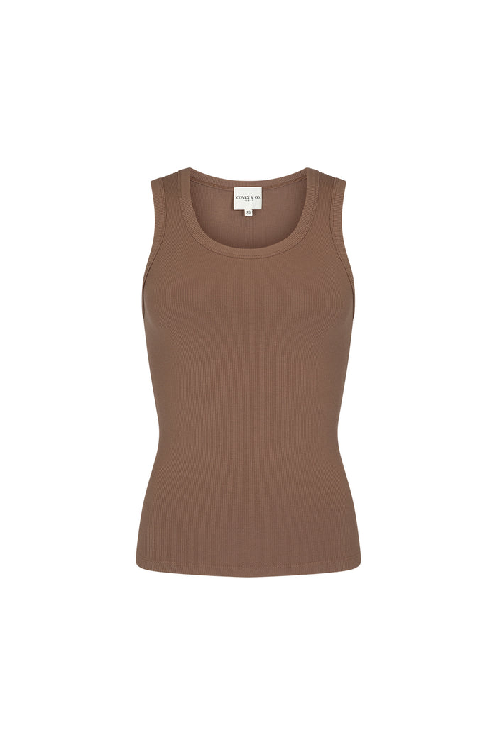 Karma Ribbed Tank Top