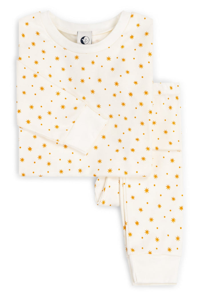 KIDS CLASSIC PYJAMA SET | CARAMEL STAR & DOT