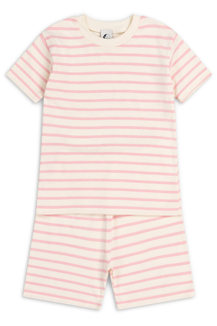 KIDS SHORTIE PYJAMA SET | PINK BRETON