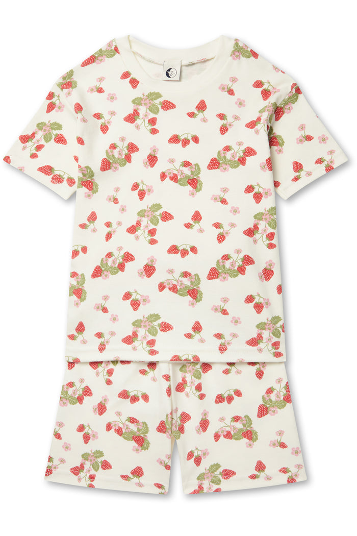 KIDS SHORTIE PYJAMA SET | STRAWBERRY