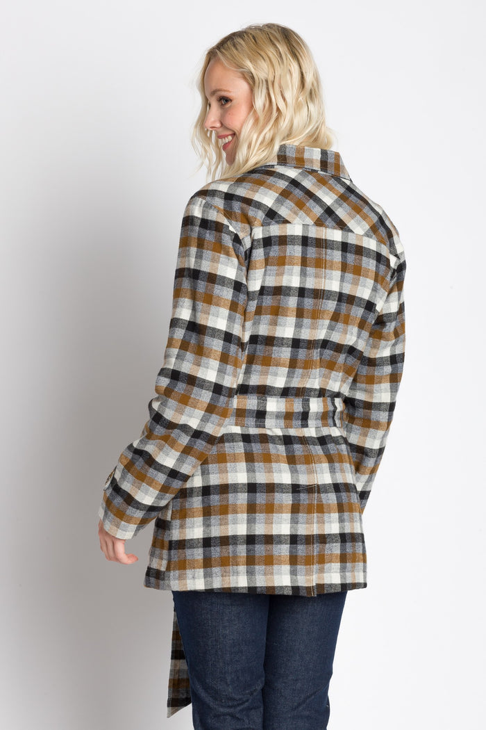 Kinsley | Women's Lined Brushed Double Breasted Coat