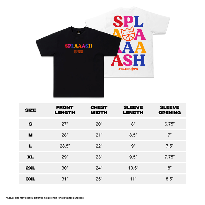KOTC "Splash" - Black / White