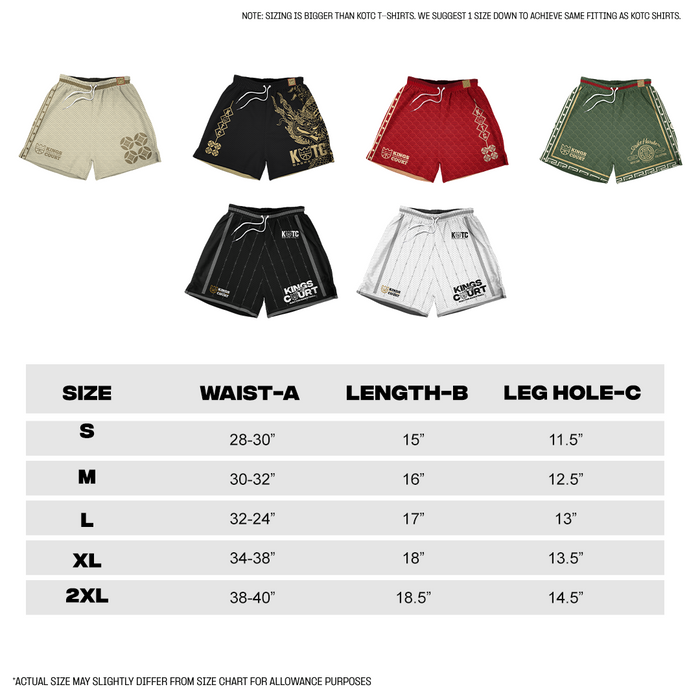 KOTC Staple Shorts - Black