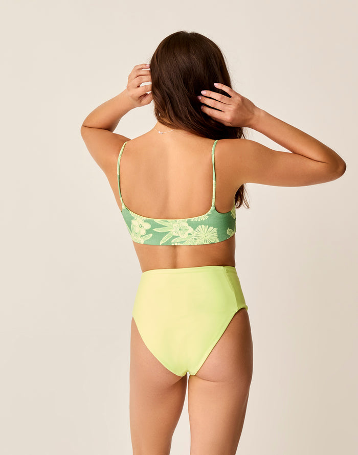 Lani Pocket Compression Bottom: Limeade - FINAL SALE