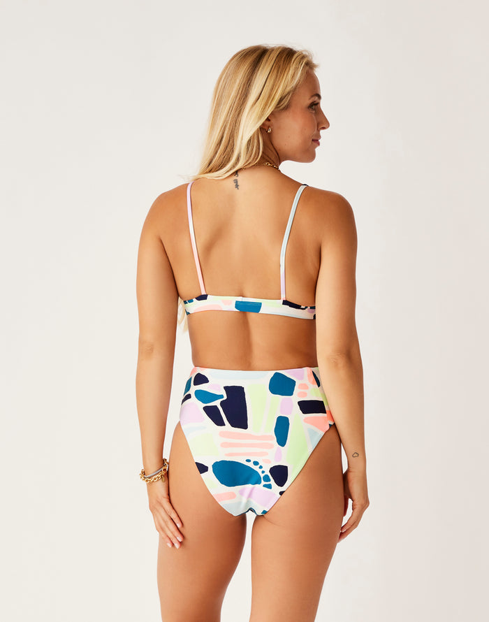 Lani Pocket Compression Bottom: Pebble - FINAL SALE