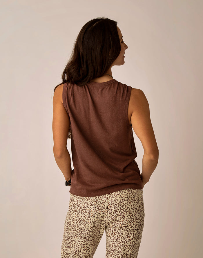 Larisa Hemp Tank: Coco