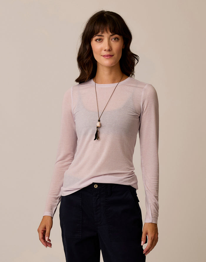 Lea Tissue Crewneck: Dawn