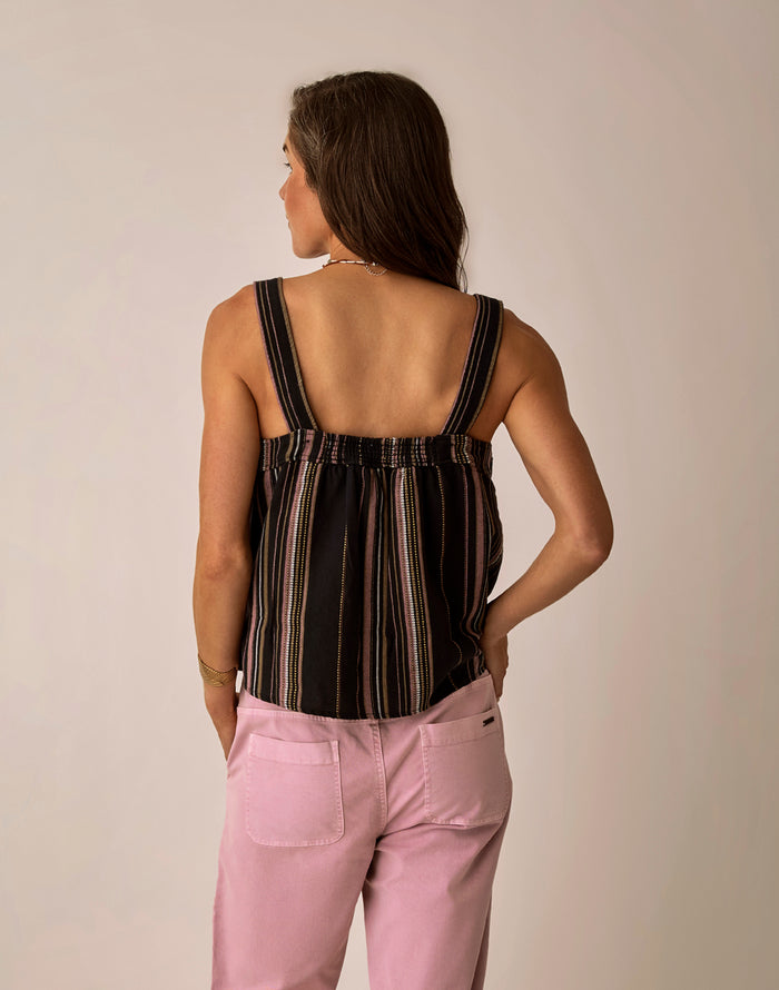 Liv Stitched Top: Golden Texture