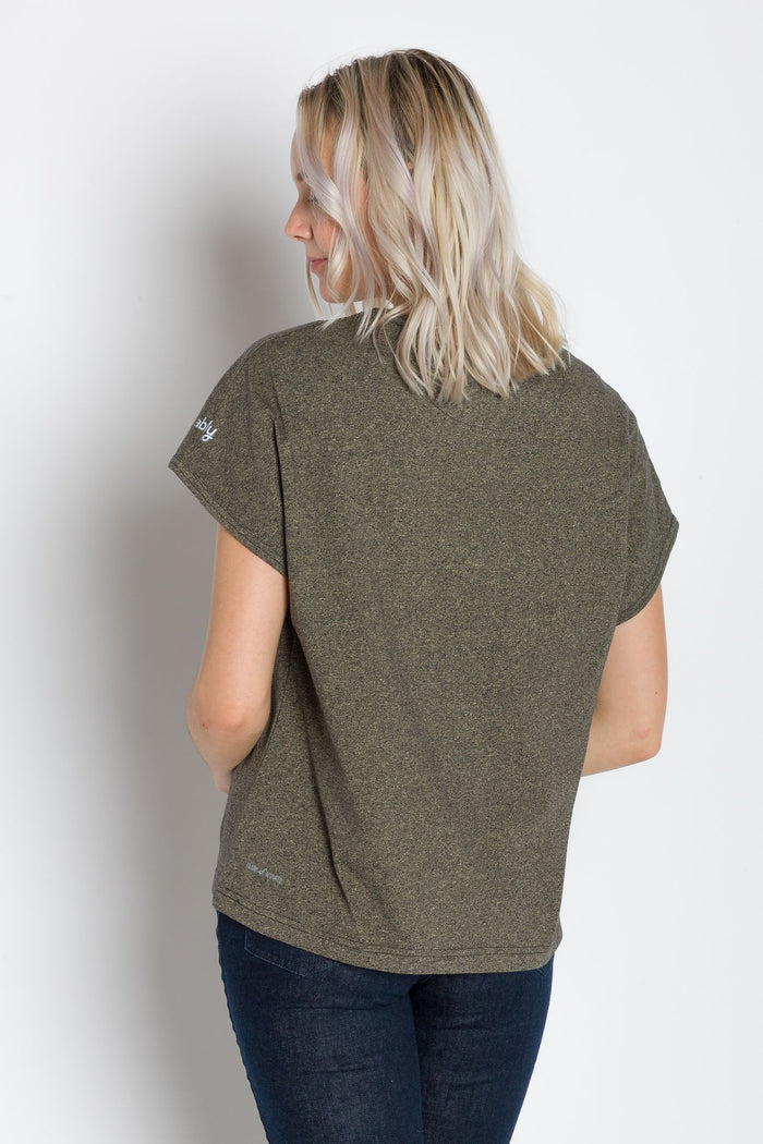 Marigold | Women's V-Neck Grindle Jersey Top