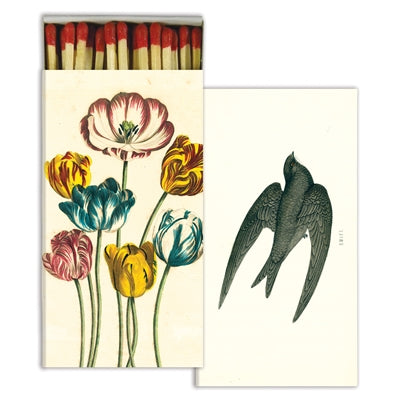 Matches - Variegated Tulips & Swift - Red - Matches by Carlyle Avenue