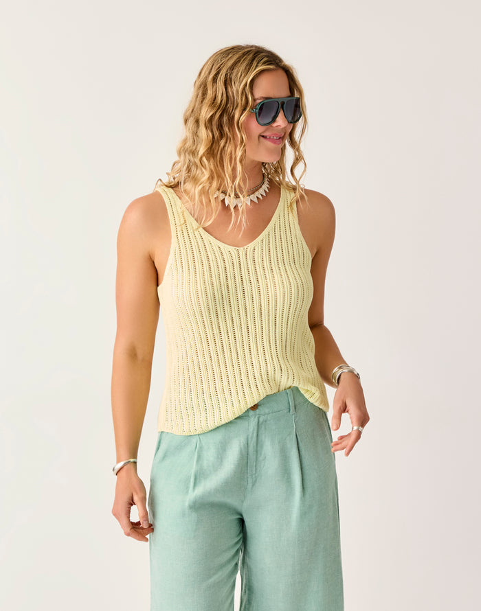 Micah Tank: Light Limeade - FINAL SALE