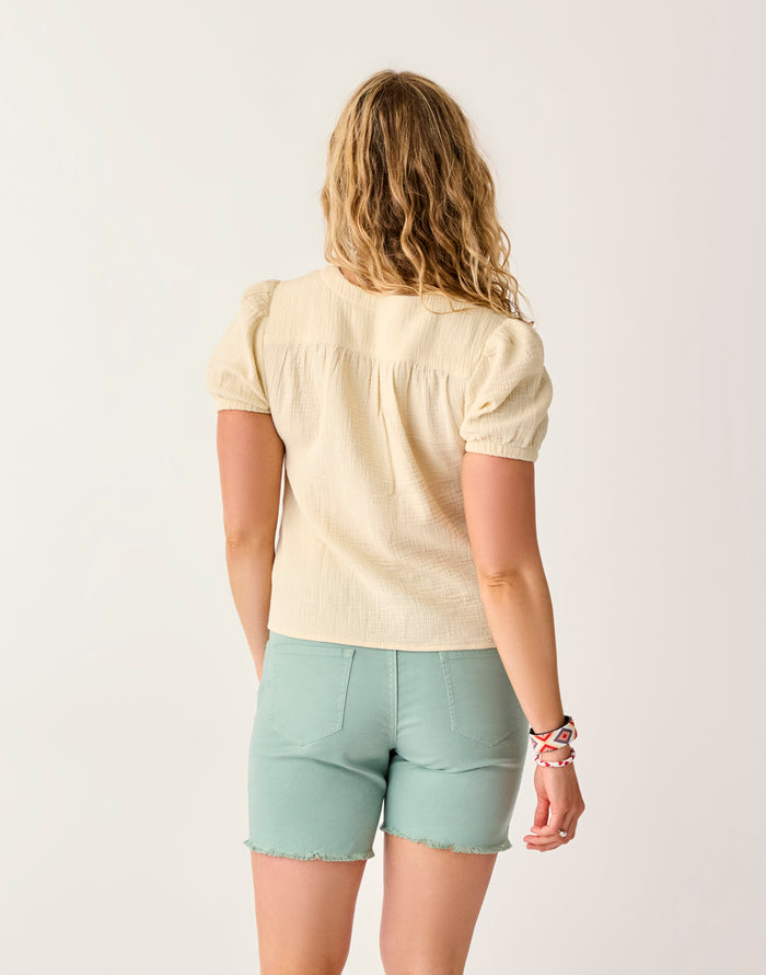 Milo Gauze Top: Dogwood - FINAL SALE
