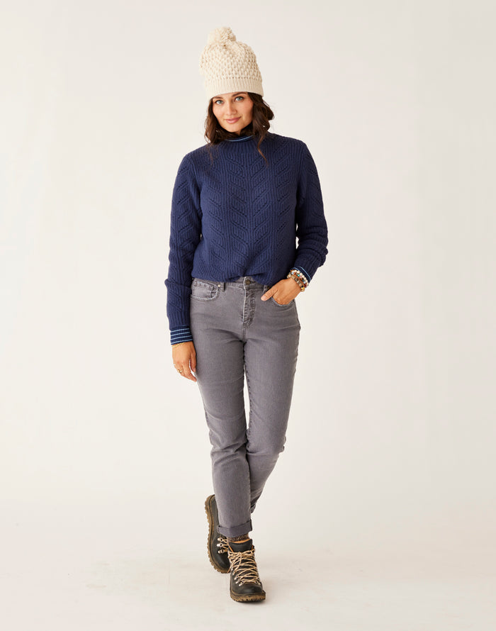Monroe Sweater: Navy