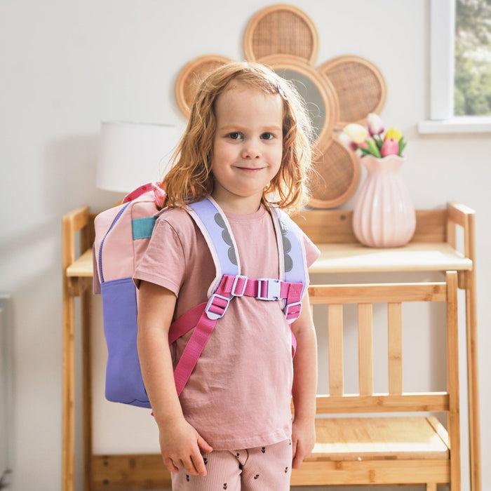 My Kids Personalised Bubble Pop Grab Handle Medium Backpack and Purse
