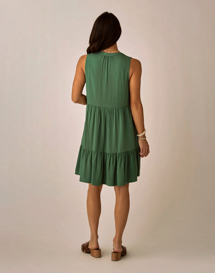 Nellie Dress: Dark Grass