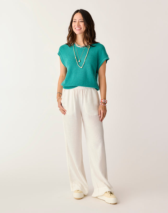 Nico Linen Pant: Cloud Chambray - FINAL SALE