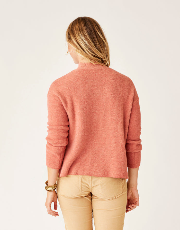 Olivia Plush Sweater: Henna Heather - FINAL SALE