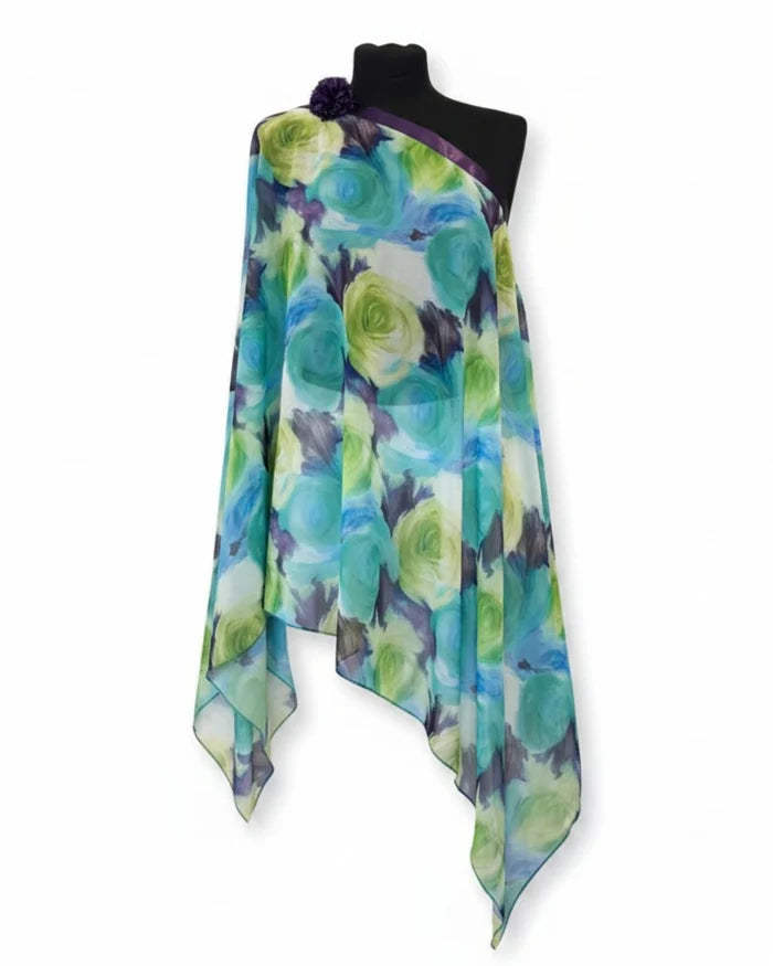 One-of-A-Kind Italian Silk Kaftan | Pattern 2