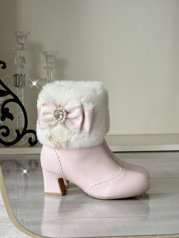 5.5 / Sakura Pink / Square Heel 1.96''/5cm