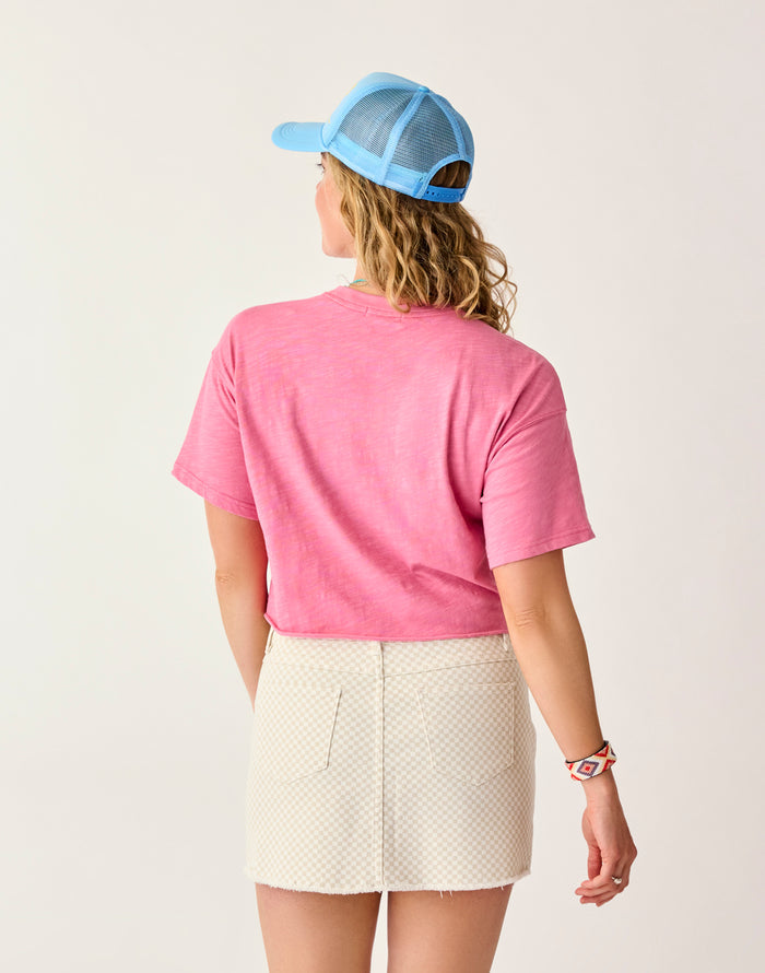 Parker Graphic Tee: Chateau Scenic