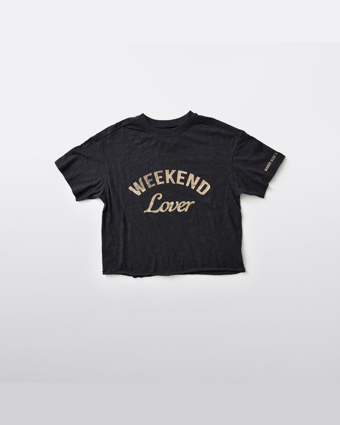 Parker Graphic Tee: Gold Lover