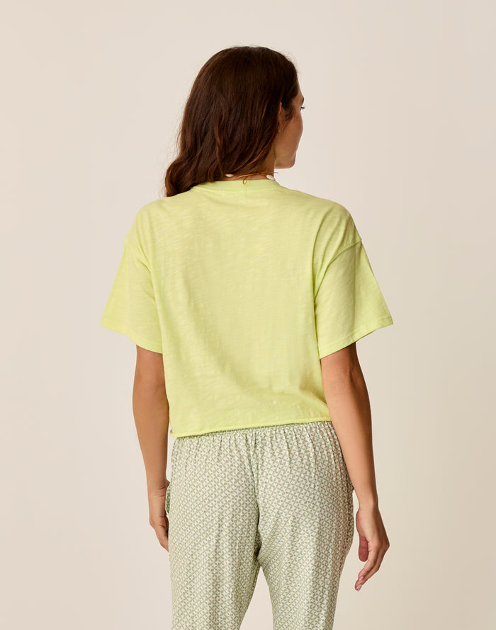 Parker Graphic Tee: Limeade East - FINAL SALE